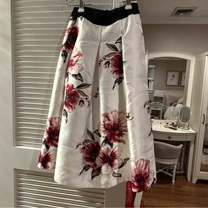 White House black market midi skirt